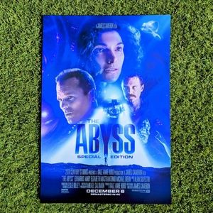 THE ABYSS Movie Poster 13"x19" D/S Original Promo EVENT 4K Release James Cameron